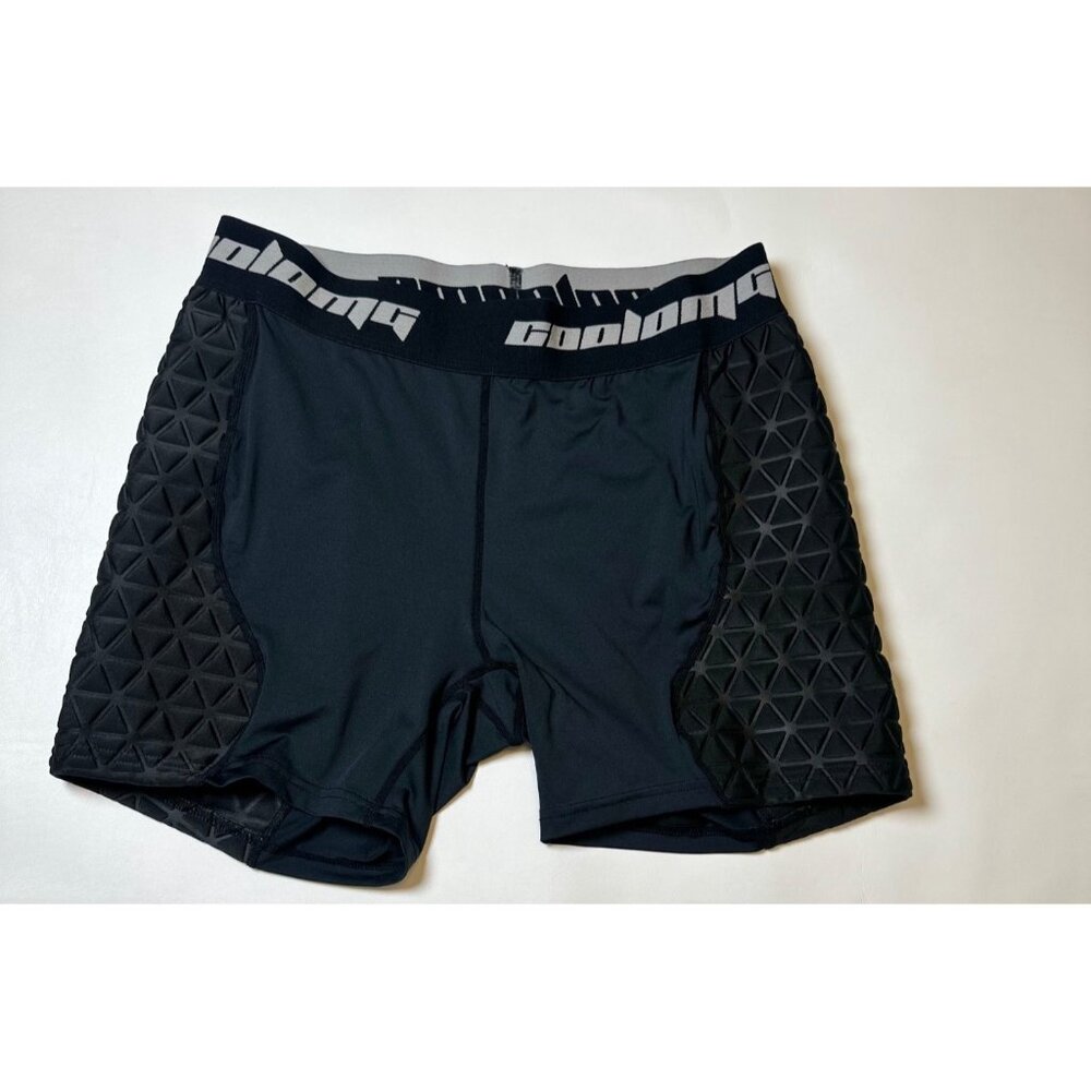 CoolOMG Softball Padded Compression Sliding Shorts, XL